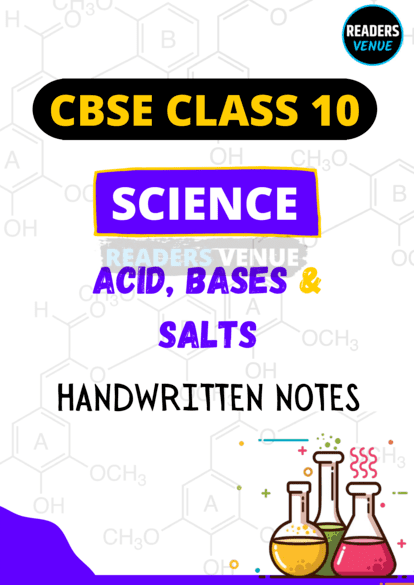 Acid Bases and Salts Handwritten Notes